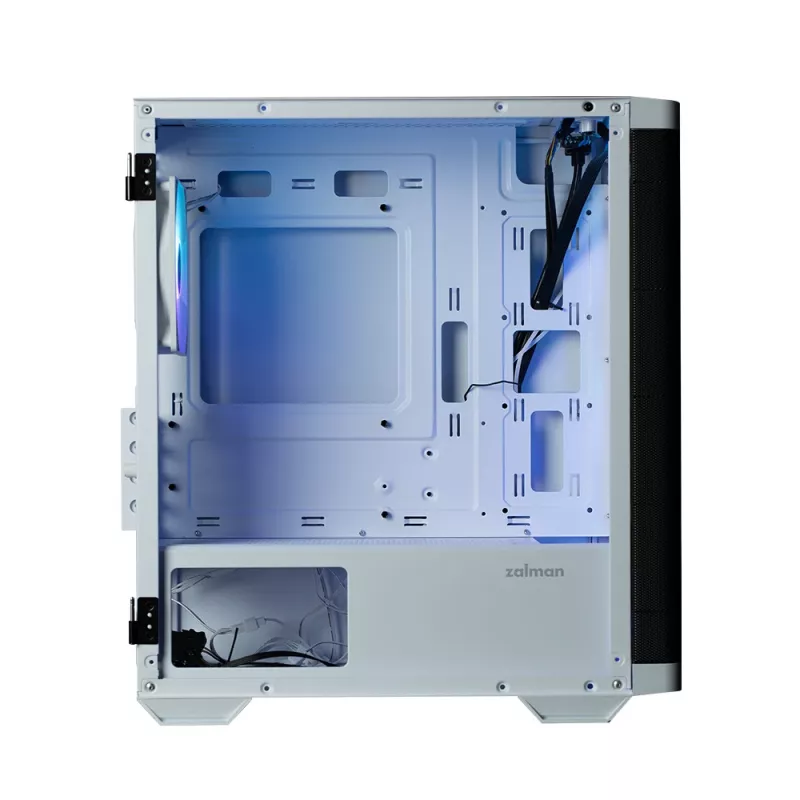 Zalman M4 Valge arvutikorpus Mini Torn Must, Valge