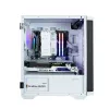 Zalman M4 Valge arvutikorpus Mini Torn Must, Valge
