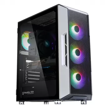Zalman I3 Neo ATX Mid Tower PC korpus võrkfront tõhusaks jahutuseks eelpaigaldatud ventilaator 3 Midi Tower Must