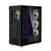 Zalman I3 Neo ATX Mid Tower PC korpus võrkfront tõhusaks jahutuseks eelpaigaldatud ventilaator 3 Midi Tower Must