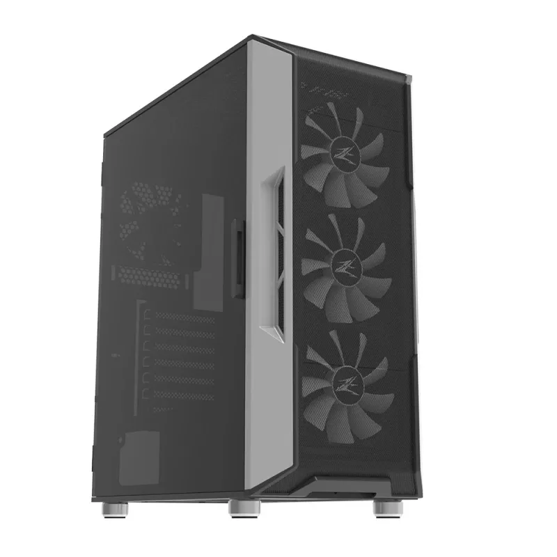 Zalman I3 Neo ATX Mid Tower PC korpus võrkfront tõhusaks jahutuseks eelpaigaldatud ventilaator 3 Midi Tower Must