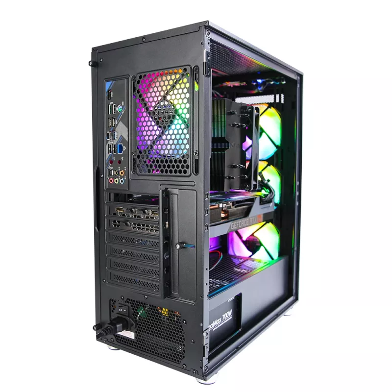 Zalman I3 Neo ATX Mid Tower PC korpus võrkfront tõhusaks jahutuseks eelpaigaldatud ventilaator 3 Midi Tower Must
