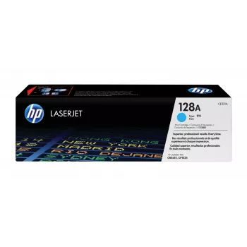 HP 128A tsüaan Originaal LaserJet toonerikassett, 1300 lehekülge, tsüaan, 1 tk