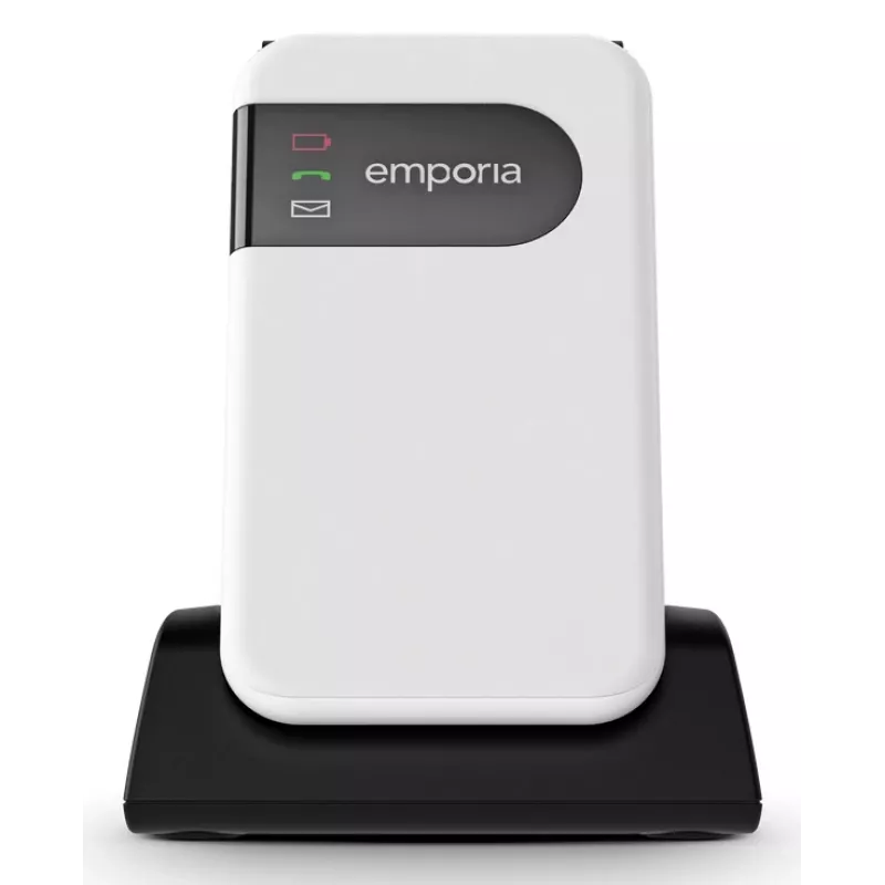Emporia SIMPLICITYglam.4G 7,11 cm (2,8 inch) 106 g Valge seenioritelefon