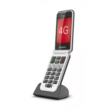 Emporia SIMPLICITYglam.4G 7,11 cm (2,8 inch) 106 g Must eakate telefon
