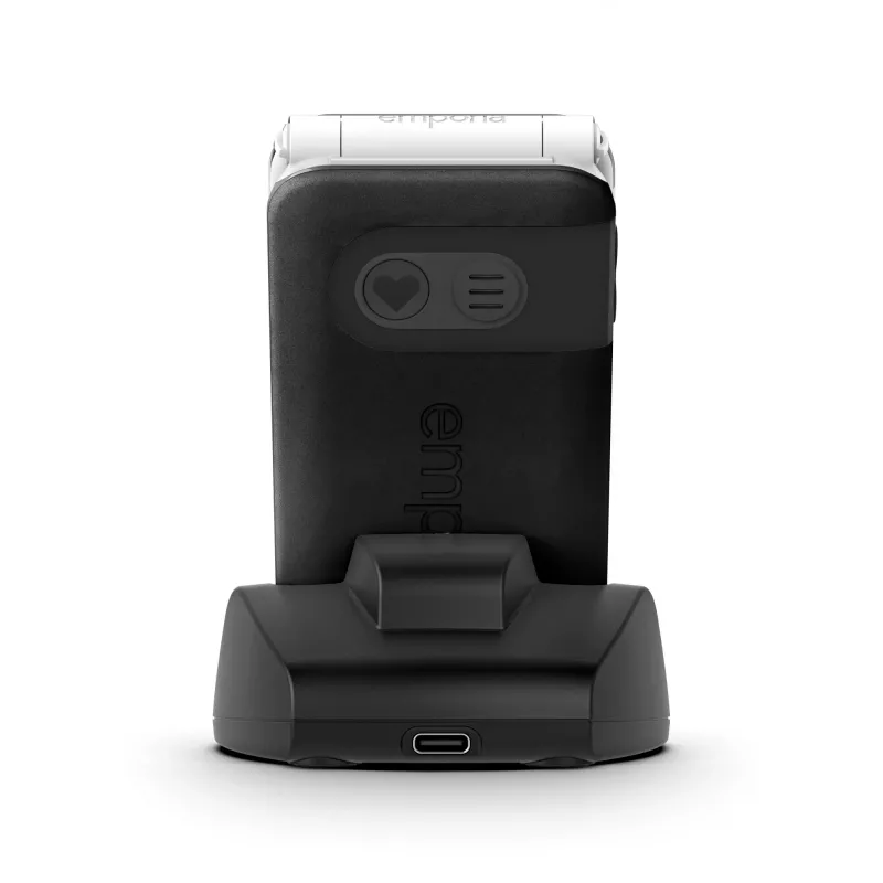 Emporia SIMPLICITYglam.4G 7,11 cm (2,8 inch) 106 g Must eakate telefon