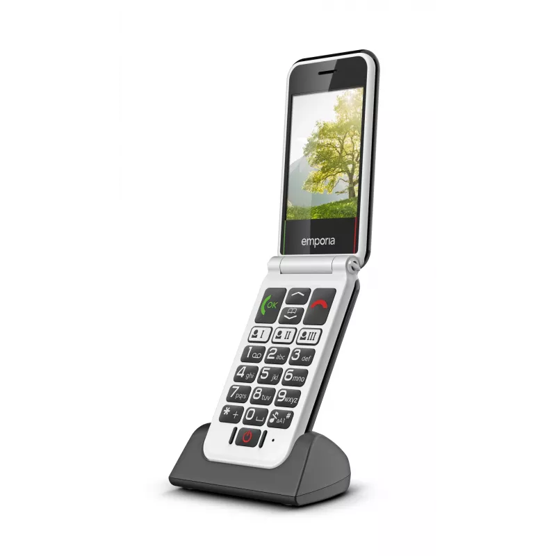 Emporia SIMPLICITYglam.4G 7,11 cm (2,8 inch) 106 g Must eakate telefon