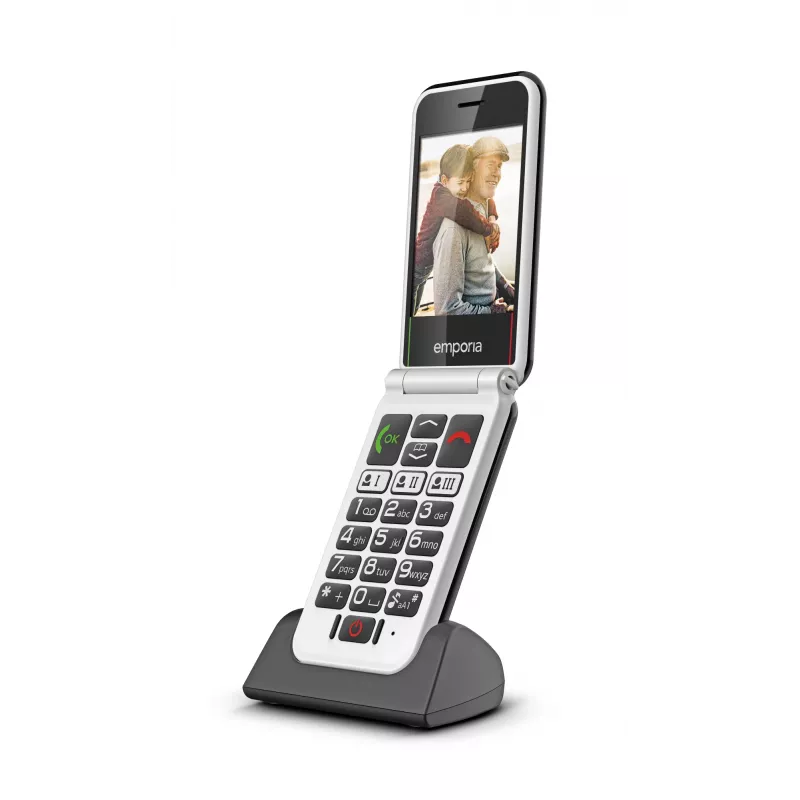 Emporia SIMPLICITYglam.4G 7,11 cm (2,8 inch) 106 g Must eakate telefon