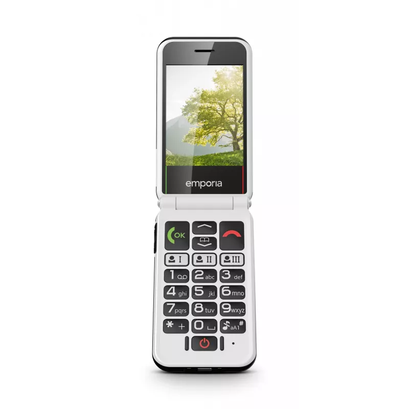 Emporia SIMPLICITYglam.4G 7,11 cm (2,8 inch) 106 g Must eakate telefon
