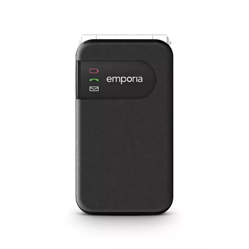 Emporia SIMPLICITYglam.4G 7,11 cm (2,8 inch) 106 g Must eakate telefon