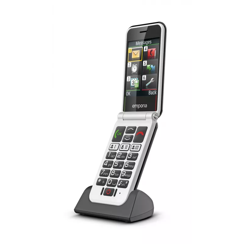 Emporia SIMPLICITYglam.4G 7,11 cm (2,8 inch) 106 g Must eakate telefon