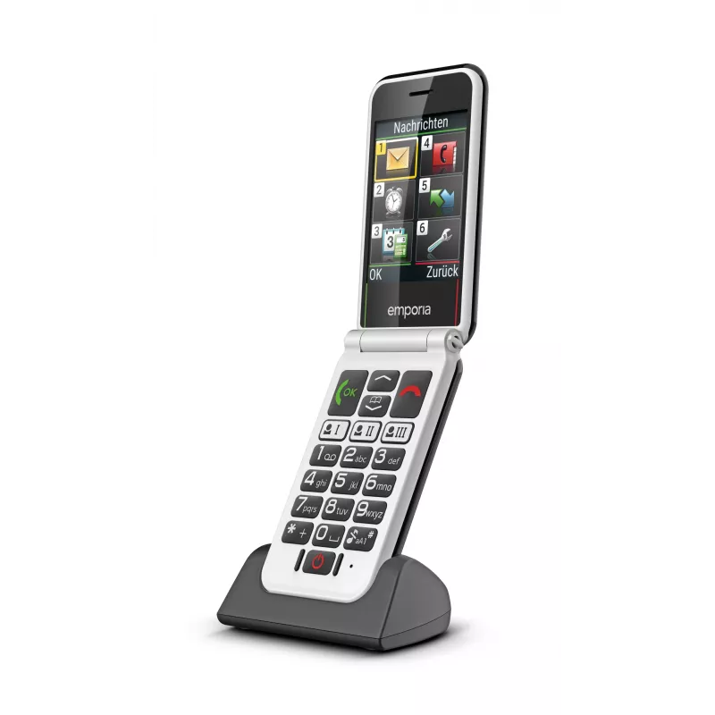 Emporia SIMPLICITYglam.4G 7,11 cm (2,8 inch) 106 g Must eakate telefon