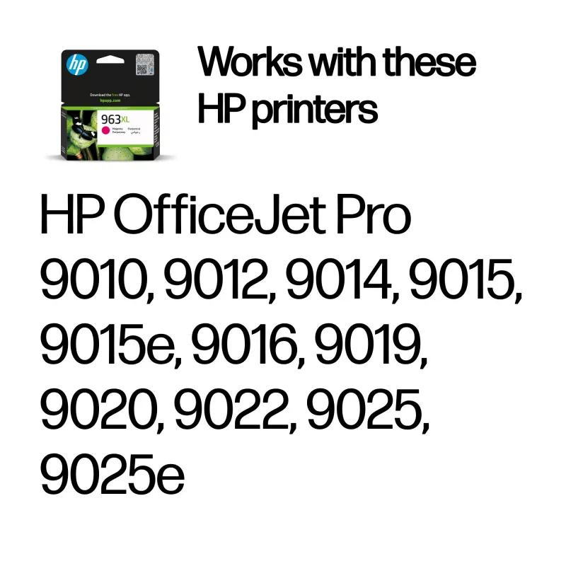 HP 963XL suure mahutavusega magenta originaaltindikassett, magenta, 1 tk, 1600 lehekülge