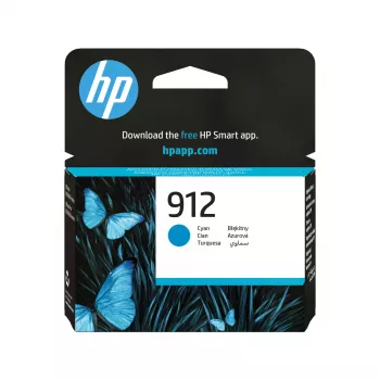 HP 912 tsüaan Originaal Tindikassett, tsüaan, 1 tk, 315 lehekülge