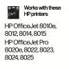 HP 912 must originaal tindikassett, must, 1 tk, 250 lehekülge