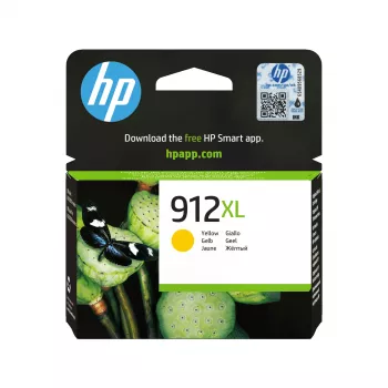 HP 912XL suure tootlusega kollane originaaltindikassett, kollane, 1 tk, 700 lehekülge