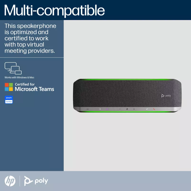 HP Poly Sync 60 Microsoft Teamsi sertifikaadiga kõlaritelefon