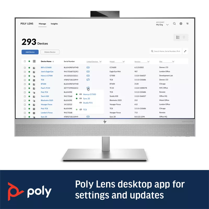 HP Poly Sync 60 Microsoft Teamsi sertifikaadiga kõlaritelefon