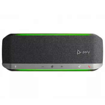 HP Poly Sync 40 USB-A USB-C kõlaritelefon, hõbedane, Windows 10, Windows 11, MacOS, 30 h, RoHS, Federal Communications Commission (FCC), CE, 38 mm