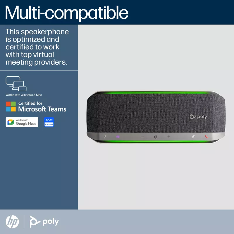 HP Poly Sync 40 Microsoft Teams sertifitseeritud kõlaritelefon
