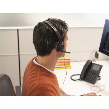 HP Poly Mustwire 5220 stereo USB-A peakomplekt
