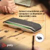 HP Poly Sync 40+ Microsoft Teamsi sertifikaadiga USB-A USB-C kõlaritelefon + BT700 USB-A adapter