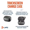 HP Poly Voyager Free 60+ UC Carbon Must Earbuds +BT700 USB-C Adapter +Touchscreen Charge Case