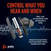 HP Poly Voyager Free 60+ UC Carbon Must Earbuds +BT700 USB-C Adapter +Touchscreen Charge Case