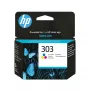 HP 303 kolmevärviline originaaltindikassett, tsüaan, magenta, kollane, 1 tk, 165 lehekülge