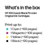 HP 304 2-pack Must/Tri-color Originaal tindikassetts, Must, Tsüaan, magenta, Kollane, Pigmentpõhine tint, 2 tk, 120 lehekülge, 100 lehekülge