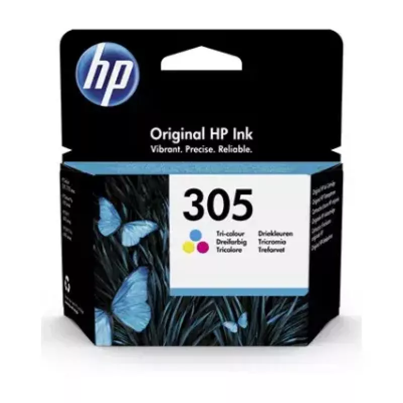 HP 305 1 tk originaal standardsaagisega tsüaan, magenta, kollane