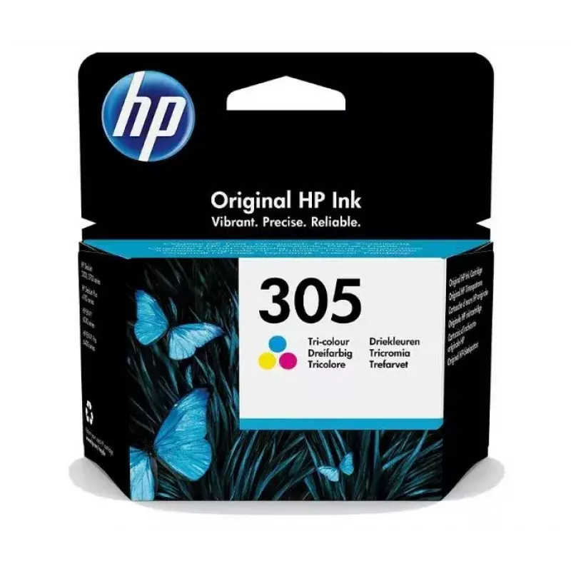 HP 305 1 tk originaal standardsaagisega tsüaan, magenta, kollane