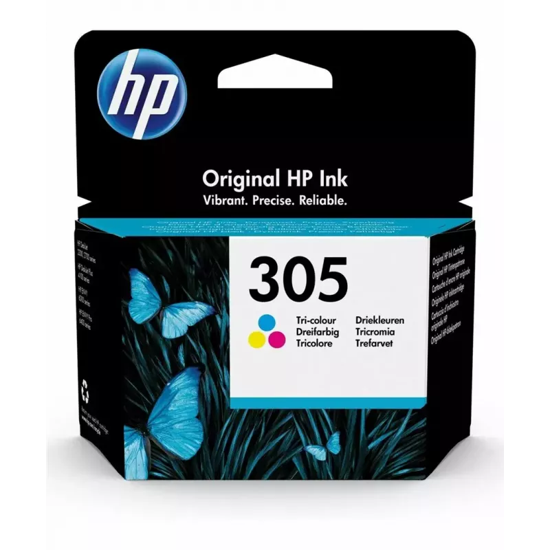 HP 305 1 tk originaal standardsaagisega tsüaan, magenta, kollane