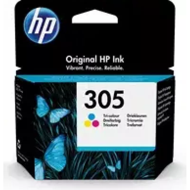 HP 305 1 tk originaal standardsaagisega tsüaan, magenta, kollane
