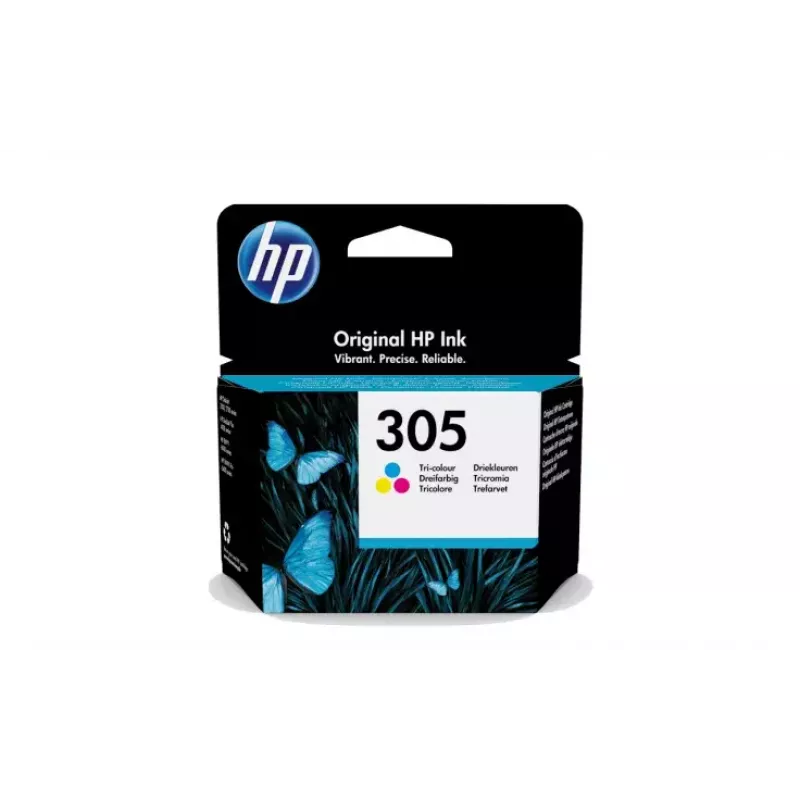 HP 305 1 tk originaal standardsaagisega tsüaan, magenta, kollane