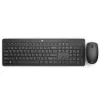 HP 230 Wireless hiir and klaviatuur Combo, Must, hiir included