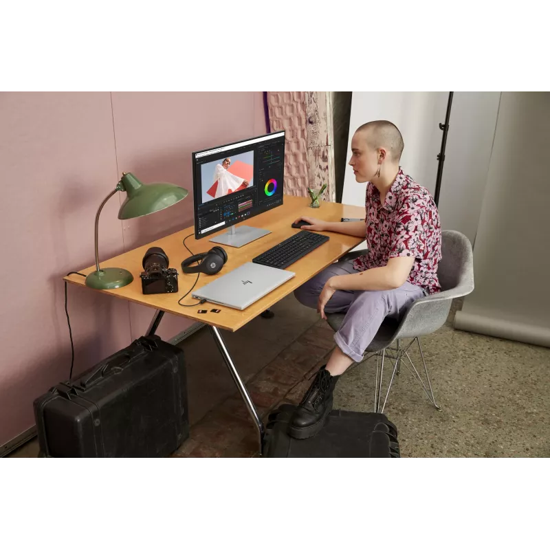 HP 230 Wireless hiir and klaviatuur Combo, Must, hiir included