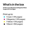 HP 912 4-pakend must/tsüaan/magenta/kollane originaalsed tindikassetid