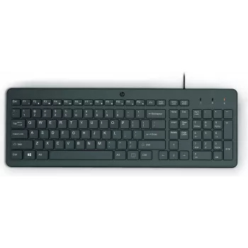 HP 150 juhtmega klaviatuur täissuuruses USB must 664R5AA#ABD