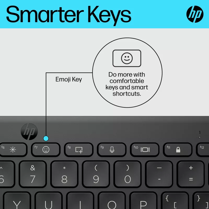 HP 350 Compact Multi-Device Bluetooth klaviatuur