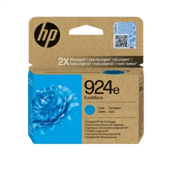Tindikassett HP 924e EvoMore tsüaan (originaal, suure XL-tootlikkusega, 1 tk)