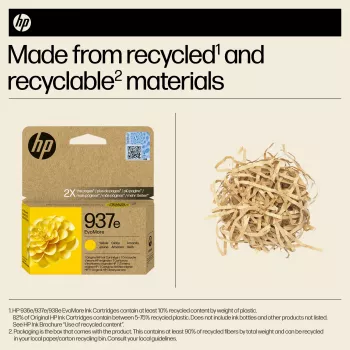 HP 937e EvoMore kollane originaaltindikassett