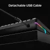 Mänguklaviatuur Kingston HP HyperX Alloy Rise mudel 7G7A3AA#ABD — kompaktne juhtmega mehaaniline klaviatuur EAN 0