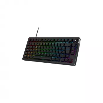 Mehaaniline mängurklaviatuur Kingston (HyperX) Alloy Rise 75 — kompaktne 75% paigutus, juhtmega, mudel 7G7A4AA#ABD