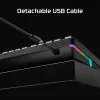Mehaaniline mängurklaviatuur Kingston (HyperX) Alloy Rise 75 — kompaktne 75% paigutus, juhtmega, mudel 7G7A4AA#ABD