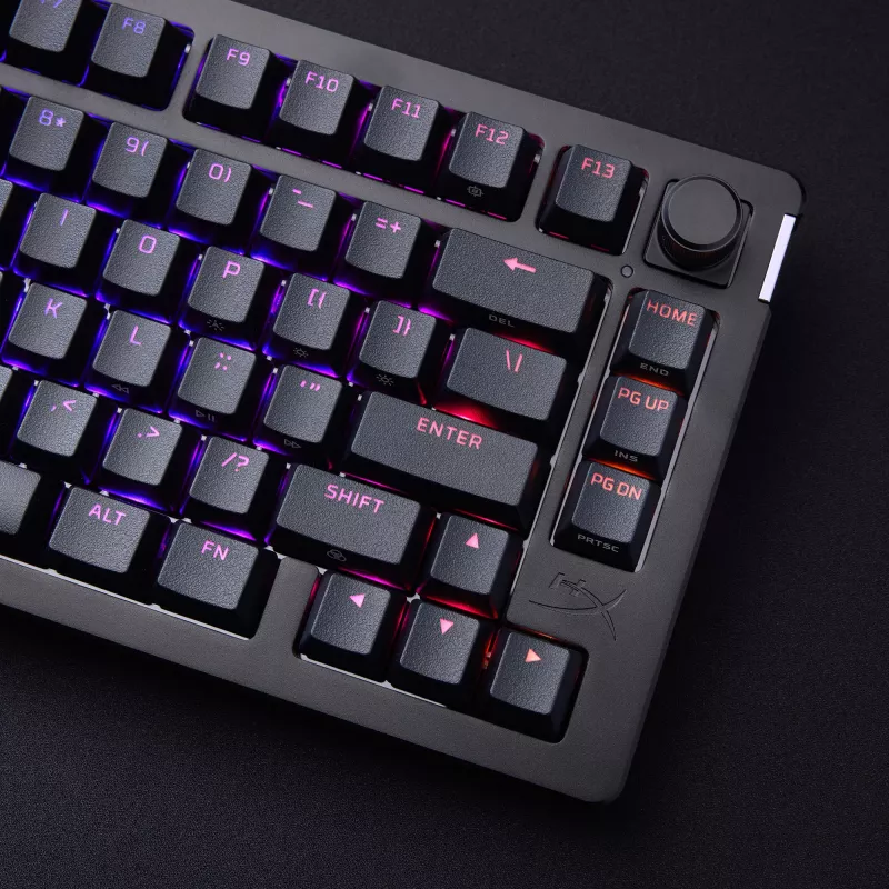 Mehaaniline mängurklaviatuur Kingston (HyperX) Alloy Rise 75 — kompaktne 75% paigutus, juhtmega, mudel 7G7A4AA#ABD