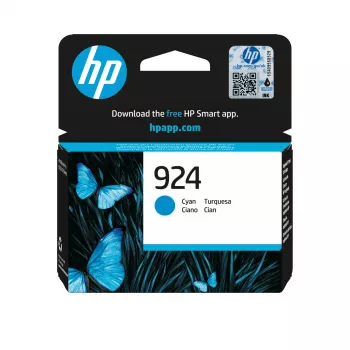 Kassett HP 924 tsüaan Originaal Ink 4K0U3NE#301