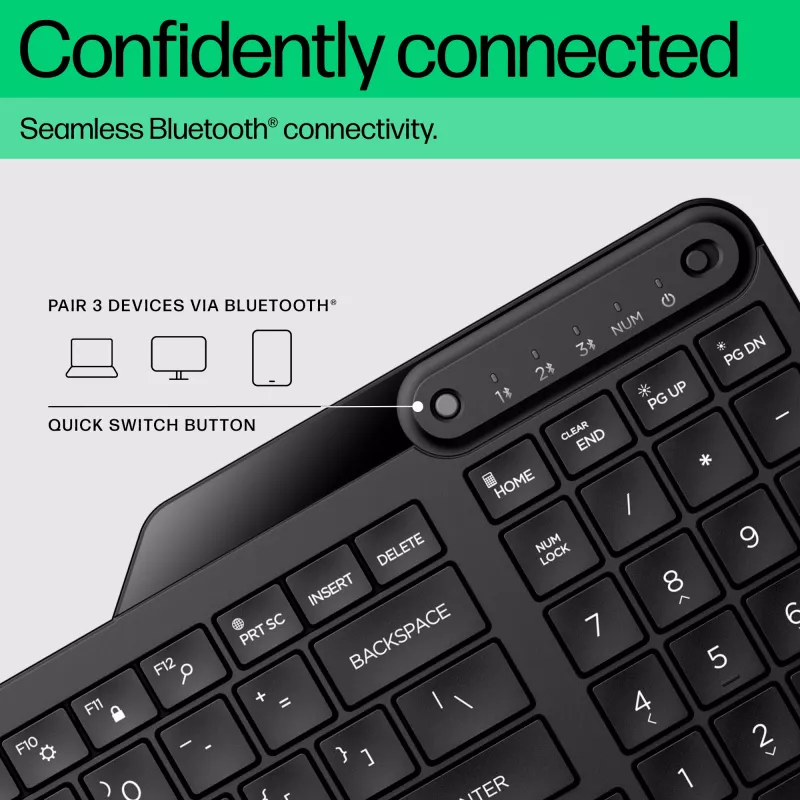 Klaviatuur HP 460 Multi-Device Bluetooth juhtmevaba