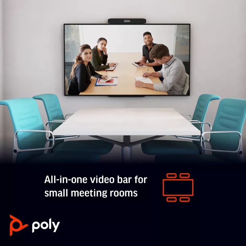POLY Studio X30 kõik-ühes videovarras 4K Ultra HD 60 kaadrit/s 5x suum