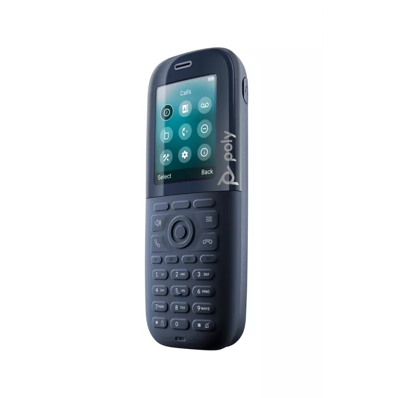 HP Poly Rove 30 DECT-telefonitoru, must, TFT, 240 x 320 pikslit, ENERGY STAR, 300 h, 18 h